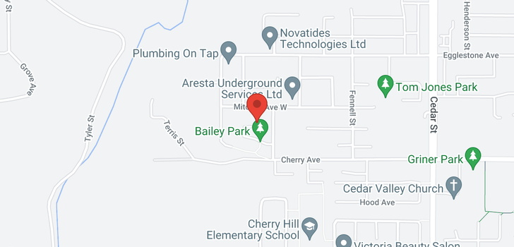 map of 8485 BAILEY PLACE